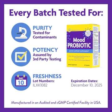 InnovixLabs Mood Probiotic for Digestive & Mood Support