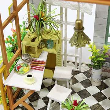 Kisoy Dollhouse Miniature DIY Kit for Creative Fun