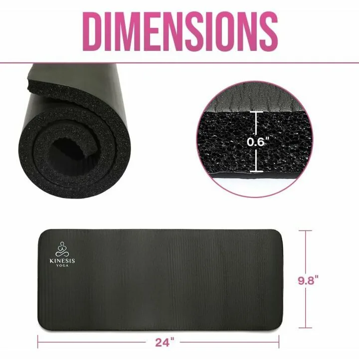 Comfortable 0.6 Inch Yoga Knee Pad Cushion