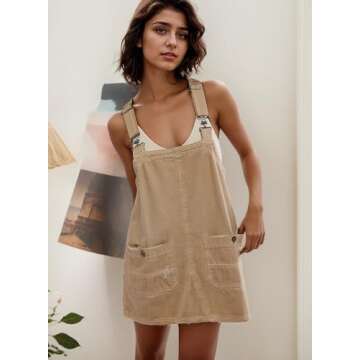 Stylish YUENIU Women's Denim Overalls for Summer Fun