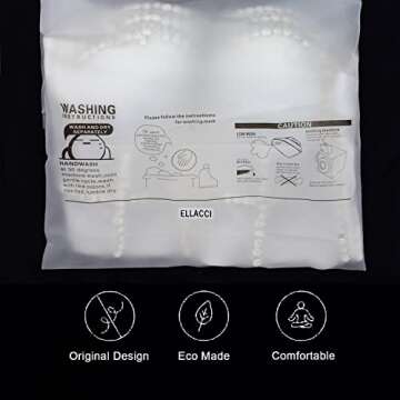 ELLACCI Women's Diamond Chain Mesh Bustier Crop Top Push Up Corset Top Bralet White Medium