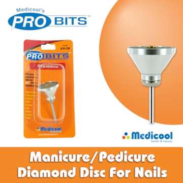 Medicool Pedicure Diamond Disc -B1R-CM- for Manicure and Pedicure Trimming and Shaping Nail Care | B1R-CM