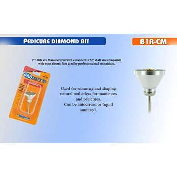 Medicool Pedicure Diamond Disc -B1R-CM- for Manicure and Pedicure Trimming and Shaping Nail Care | B1R-CM