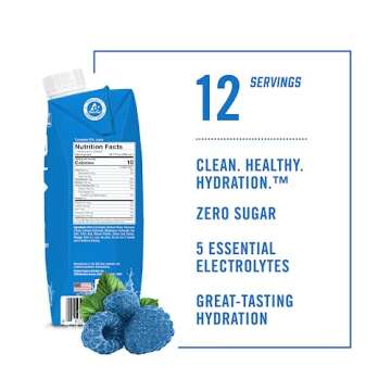 BioSteel Sports Drink, Great Tasting Hydration with 5 Essential Electrolytes, Blue Raspberry Flavor,...