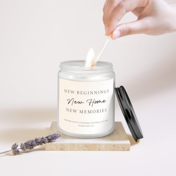 Lavender Scented Candle for Housewarming Gifts
