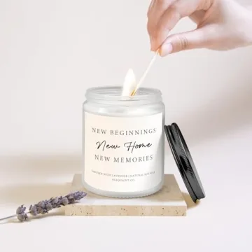 Lavender Scented Candle for Housewarming Gifts