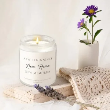 Lavender Scented Candle for Housewarming Gifts