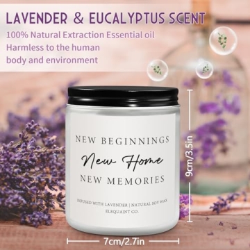 Lavender Scented Candle for Housewarming Gifts