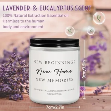 Lavender Scented Candle for Housewarming Gifts