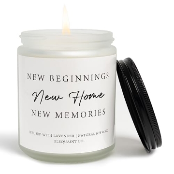 Lavender Scented Candle for Housewarming Gifts