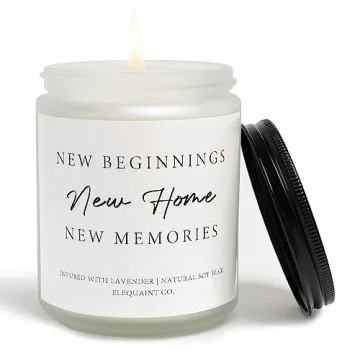 Lavender Scented Candle for Housewarming Gifts