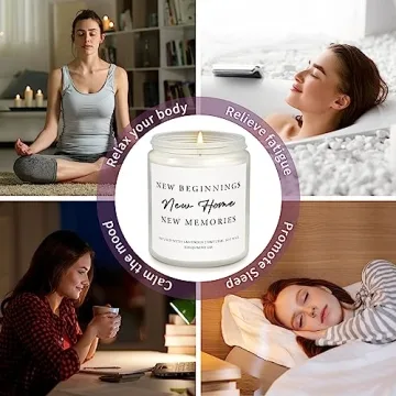 Lavender Scented Candle for Housewarming Gifts