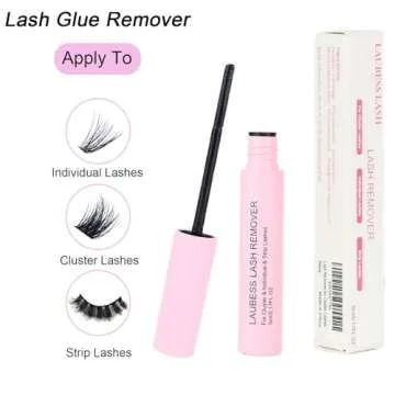 Lash Remover for Cluster Lashes 5ml LAUBESS LASH Remover for Lash Extensions at Home Lash Clusters DIY Eyelash Extension Remover DIY Lash Extension Remover Adhesive