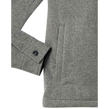 Men's Polar Fleece Shirt Jacket - Stylish & Warm