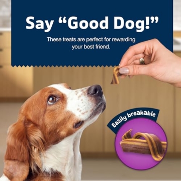 Blue Buffalo Sizzlers Bacon-Style Dog Treats, 15-oz Bag