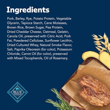 Blue Buffalo Sizzlers Bacon-Style Dog Treats, 15-oz Bag