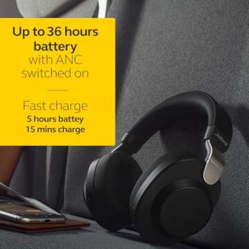 Jabra Elite 85h Wireless Headphones - Noise Canceling