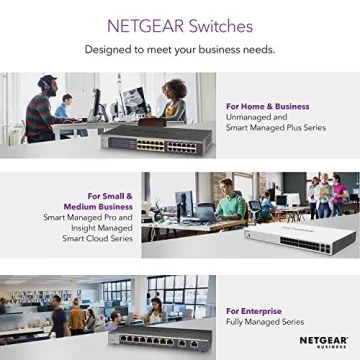 NETGEAR Smart Switch with 8 Ports and Silent Operation