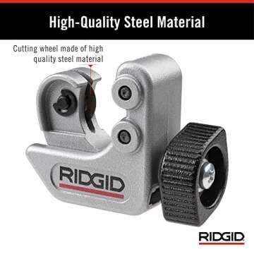 Ridgid - CC247 RIDGID 40617 Model 101 Close Quarters Tubing Cutter, 1/4-inch to 1-1/8-inch Tube Cutter Silver