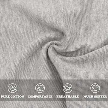 Sarfel Newborn Baby Boy Hats Cotton Baby Beanie Hospital Girl Hat Infant 0-6 Months Unisex 3 Pack Black White Grey