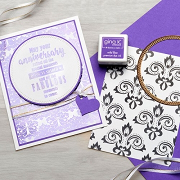 Gina K. Designs Wild Lilac Fancy Foils - 12 sheets