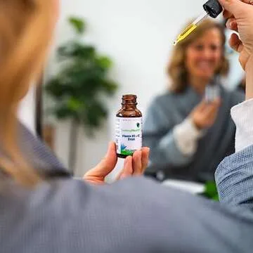 Seeking Health Vitamin D3 + K2 Drops, 12.5 mcg D3 and 50 mcg K2, for Calcium Absorption, Suitable for Kids and Toddlers 4+, Easy to Swallow Vegetarian Drops (1 fl Ounce)