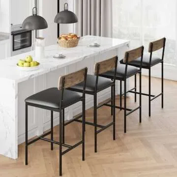 Stylish IDEALHOUSE Bar Stools Set of 4 for Your Kitchen