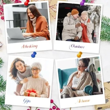 Thick Warm Wool Socks for Women - 5 Pairs Gift Set