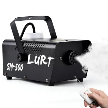 LURT 500W Mini Fog Machine - Wireless Remote & Auto Mode for Events