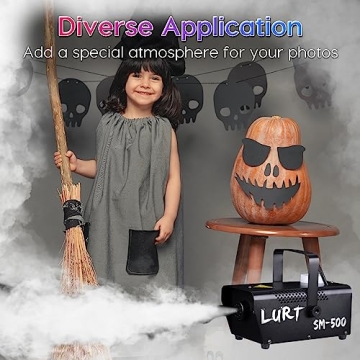 500W Mini Smoke Machine with Wireless Remote & Auto Mode