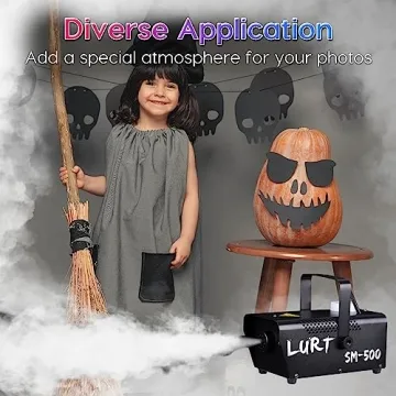 500W Mini Smoke Machine with Wireless Remote & Auto Mode