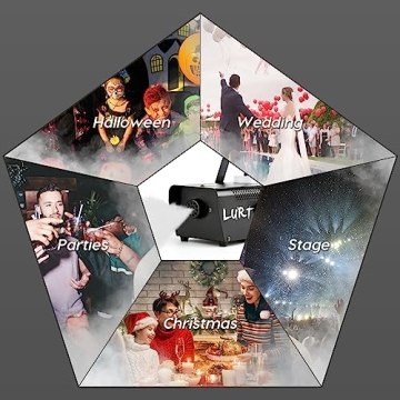 500W Mini Smoke Machine with Wireless Remote & Auto Mode