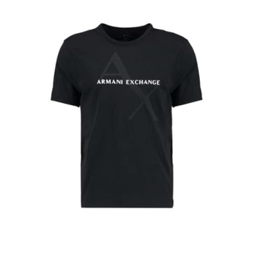 Stylish A|X Armani Exchange Men's Crew Neck Logo Tee