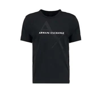 Stylish A|X Armani Exchange Men's Crew Neck Logo Tee