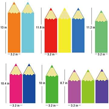 LOMILY Color Educational Wall Decals for Kids Room Decor