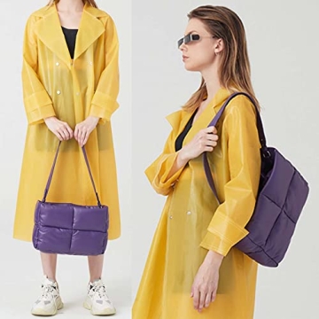 Stylish Large Quilted Puffer Tote Bag for Women