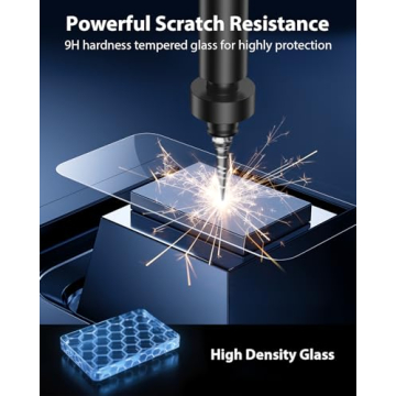 Mkeke Tempered Glass Screen Protector for iPhone 16 Pro