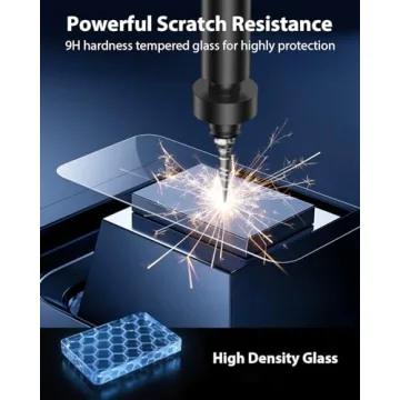 Mkeke Tempered Glass Screen Protector for iPhone 16 Pro