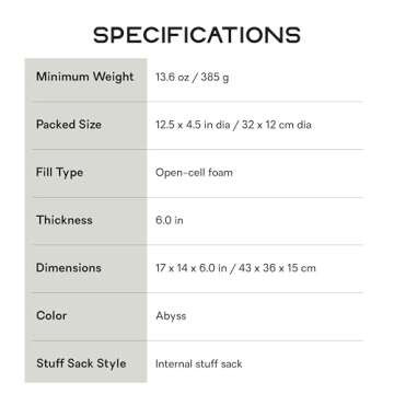 NEMO Fillo King Pillow - Luxury Comfort for Camping