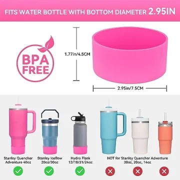 Silicone Boot Protector for Stanley Cups & Hydro Flasks