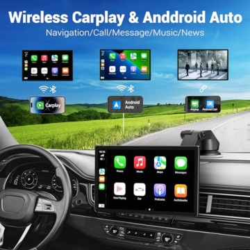 HAUXIY Wireless Carplay Touchscreen & 4K Dash Cam
