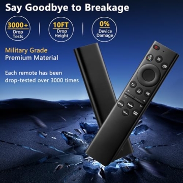 (Pack of 2) Universal Remote for Samsung TV Frame Solar Serif Crystal Curved LED QLED OLED Neo UHD S...