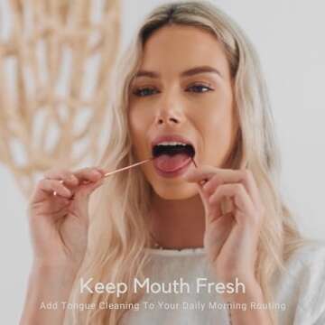 TruLife Tongue Scraper For Adults (2 Pack), Tongue Cleaner for Oral Care & Hygiene, Metal Tongue Scr...