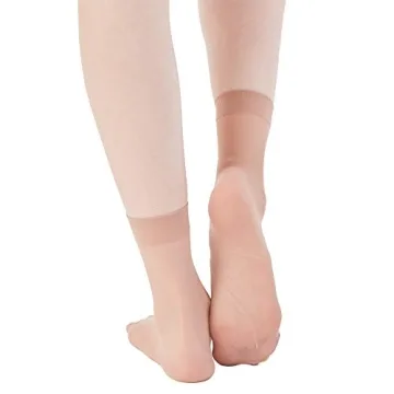 MANZI 12 Pairs Women's Ankle High Sheer Socks - Perfect Comfort