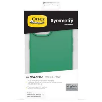OtterBox Symmetry Case for iPhone 15 in Green Juice