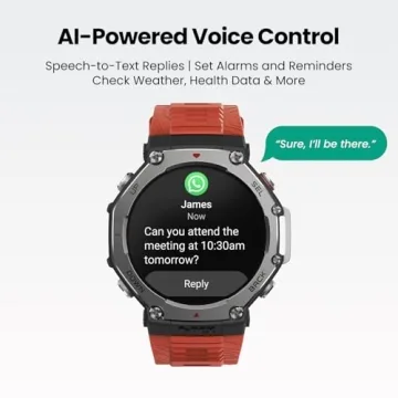 Amazfit T-Rex 3 Rugged Smartwatch GPS AI Voice Control
