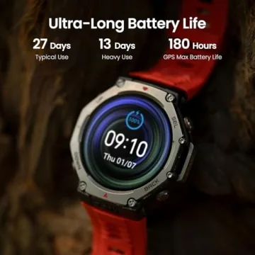 Amazfit T-Rex 3 Rugged Smartwatch GPS AI Voice Control