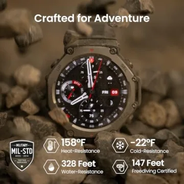 Amazfit T-Rex 3 Rugged Smartwatch GPS AI Voice Control