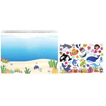 Giggles & Pebbles Magic Sticker Pad Book for Kids