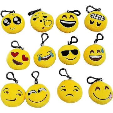 CRSUSUKJ Emoticon Plush Keychains for Every Occasion